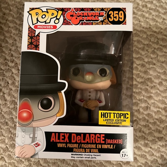 Alex Delarge (Masked) Clockwork Orange Hot Topic Exclusive Funko Pop #359
